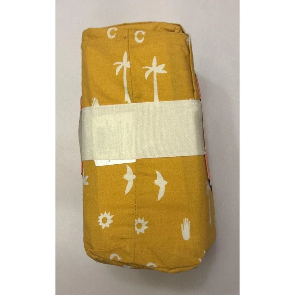 Opalhouse Jungalow Fitted Sheet Twin/XL Twin Mustard Yellow Cotton Percale